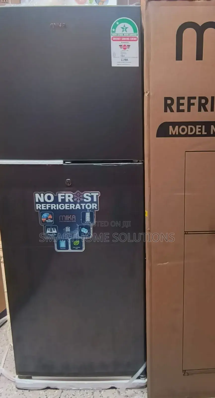 Mika 202litres No Frost Two Door Refrigerator M/202l-DDR