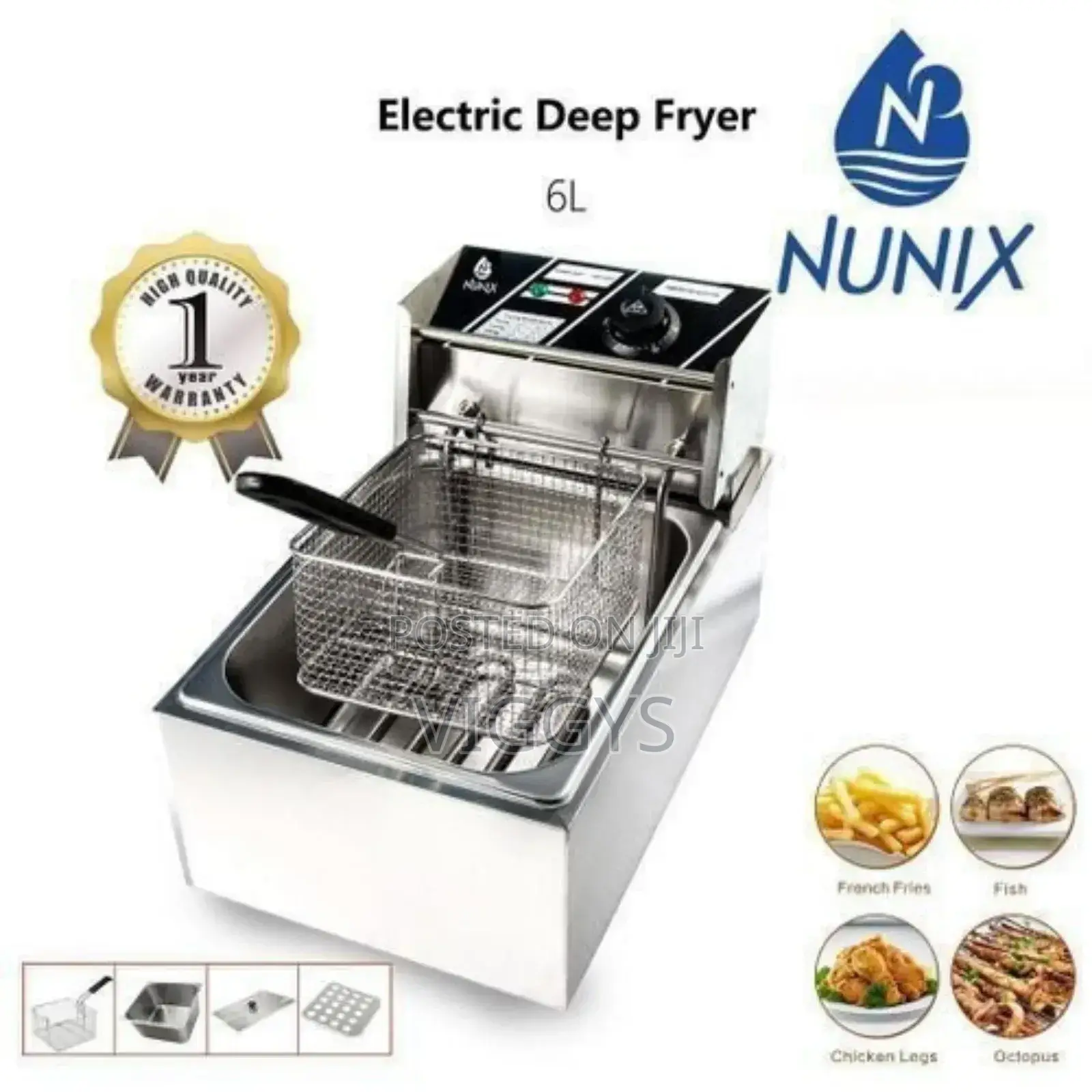 Nunix Single Fryer