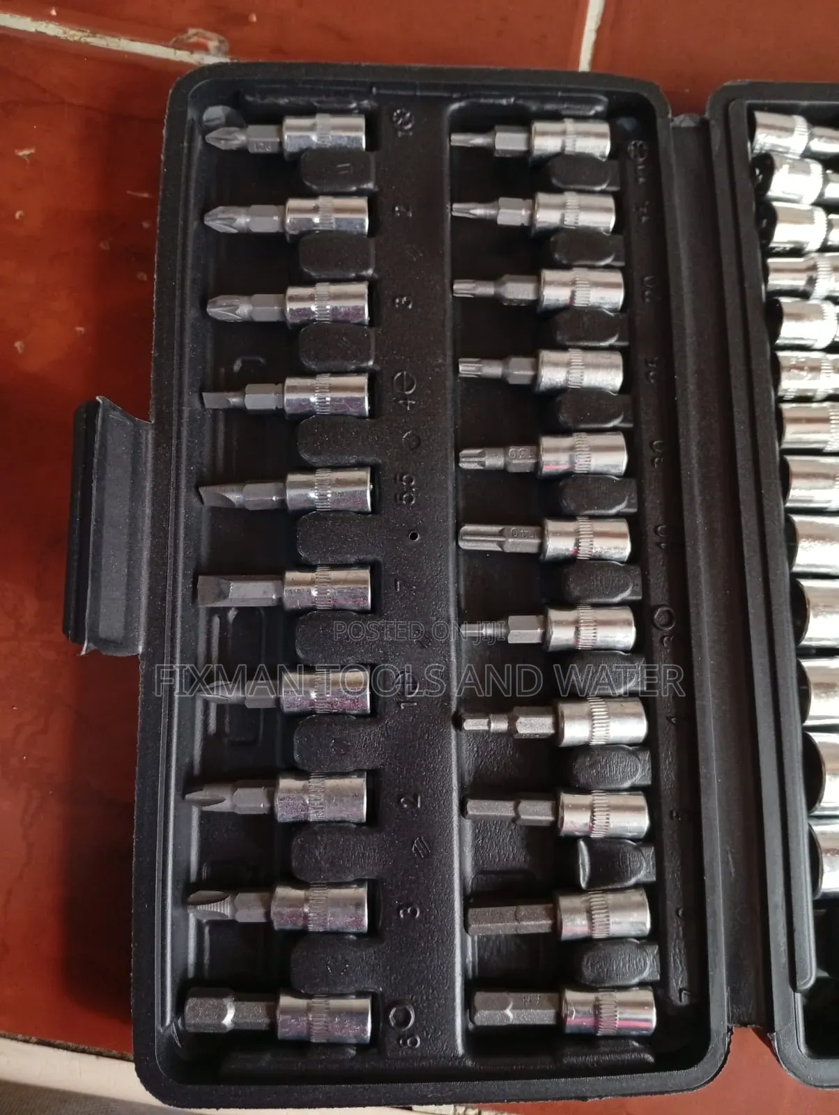 New 46 Pcs Socket Wrench Spanners Set