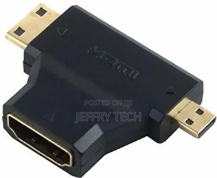 Microware Tv-Out Cable 3 in 1 Hdmi Female to Mini Hdmi Male