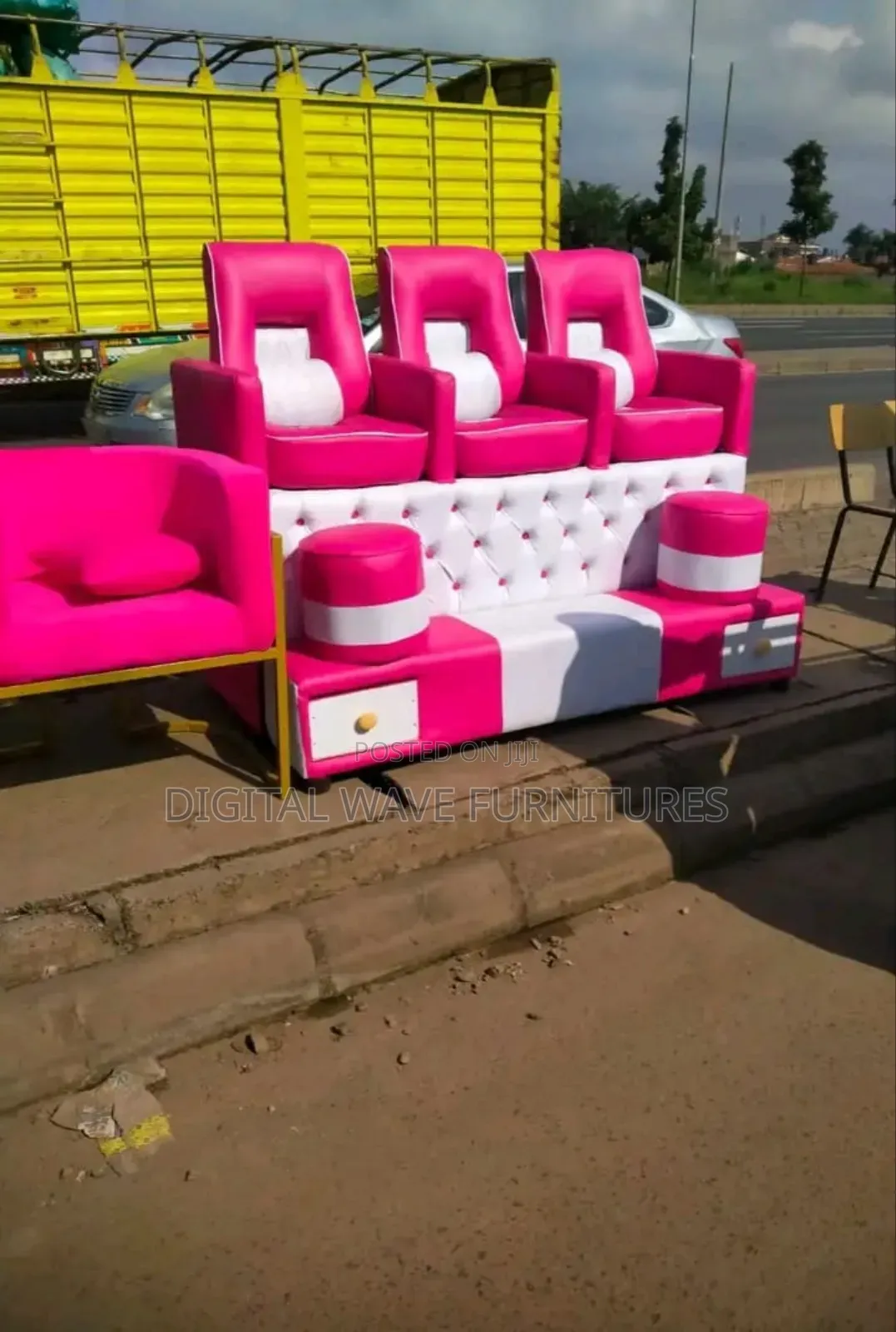 White/Pink Pedicure Set Brand New