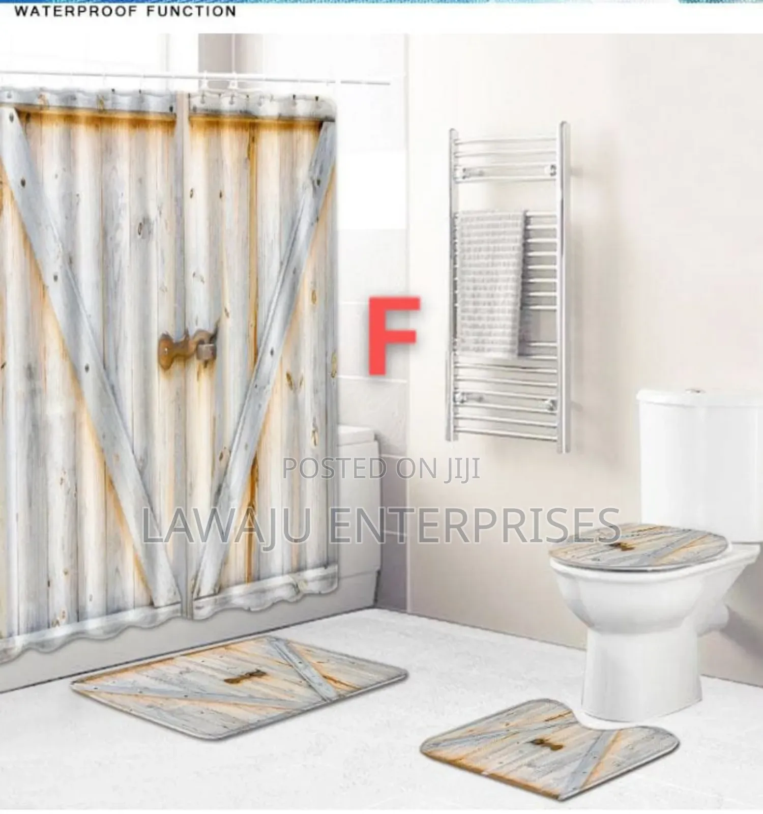 4 PCS Nude Bathroom Set