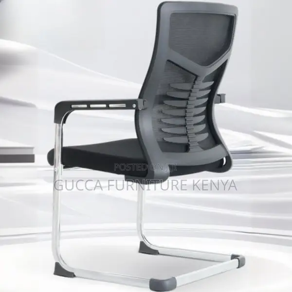 Office Chairs: Study Mesh Chair With Back Lumbar Support