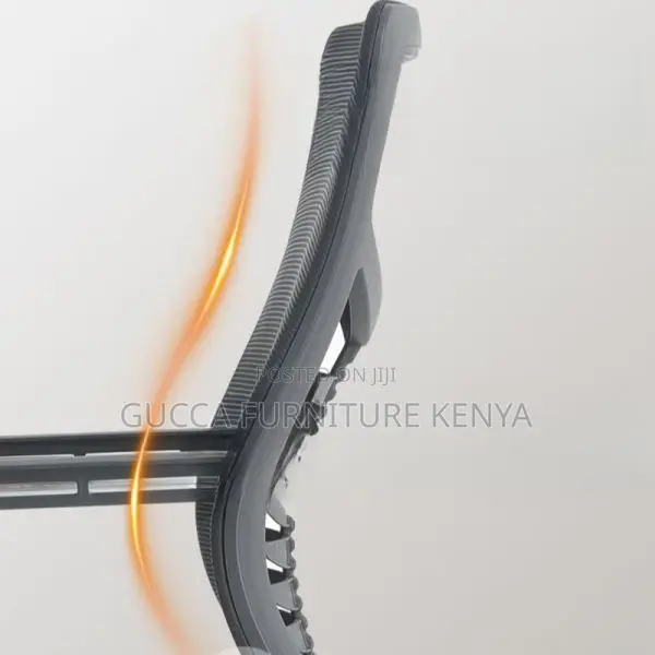 Office Chairs: Study Mesh Chair With Back Lumbar Support