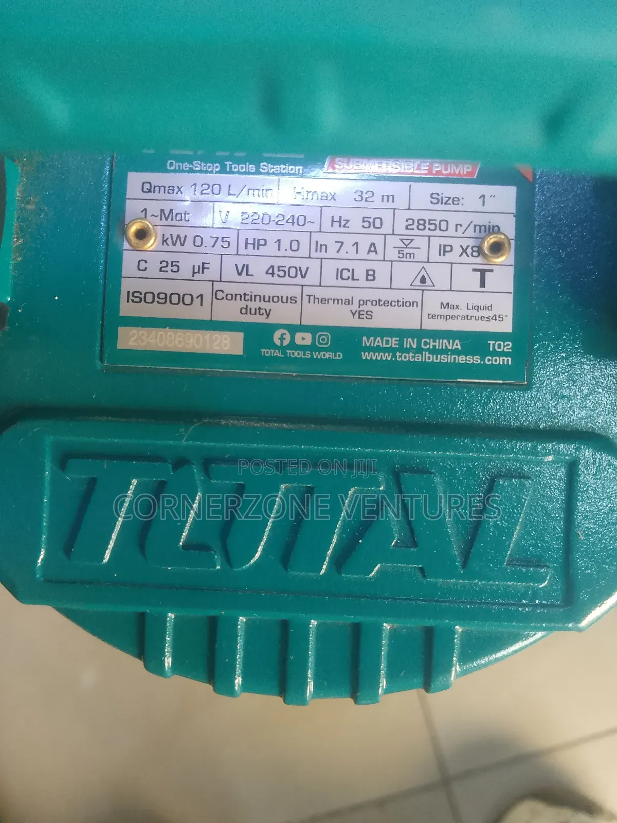 Total Submersible Pump 1hp