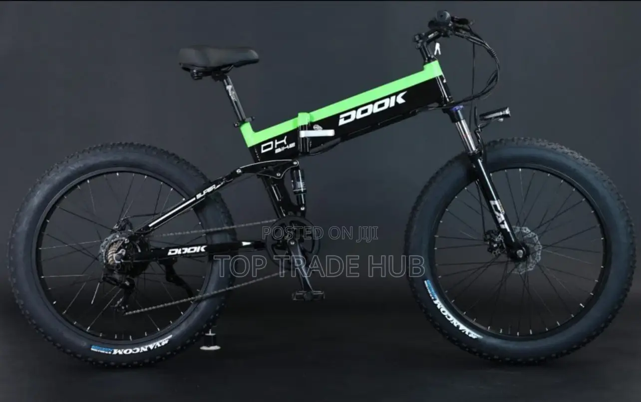 Dook Electric 26 Inch Fat Tyre Bike Foldable 48v 10ah 500w
