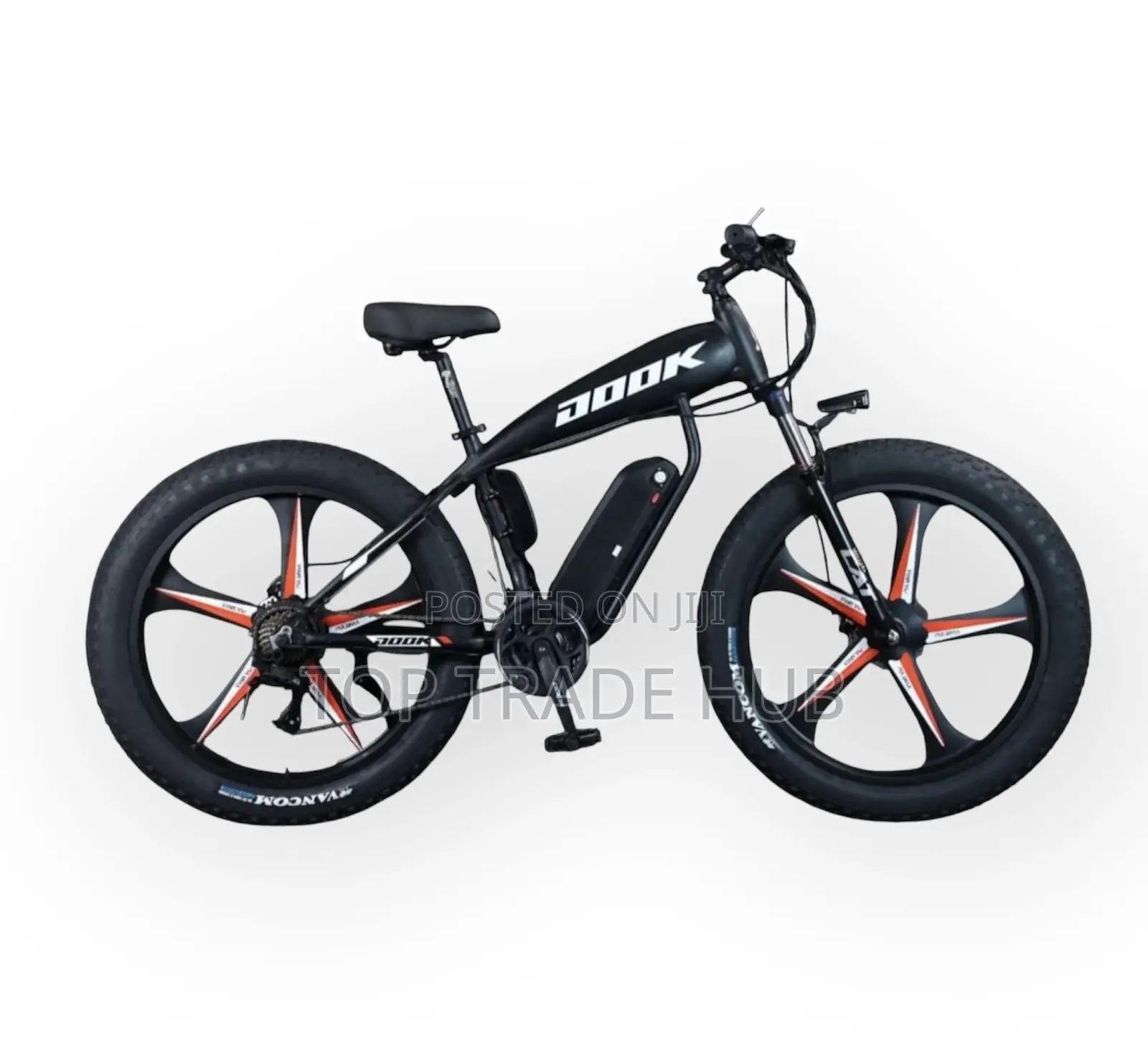 Dook Electric Bike Fat Tyre 26 Inch Alloy Frame 21 Speed