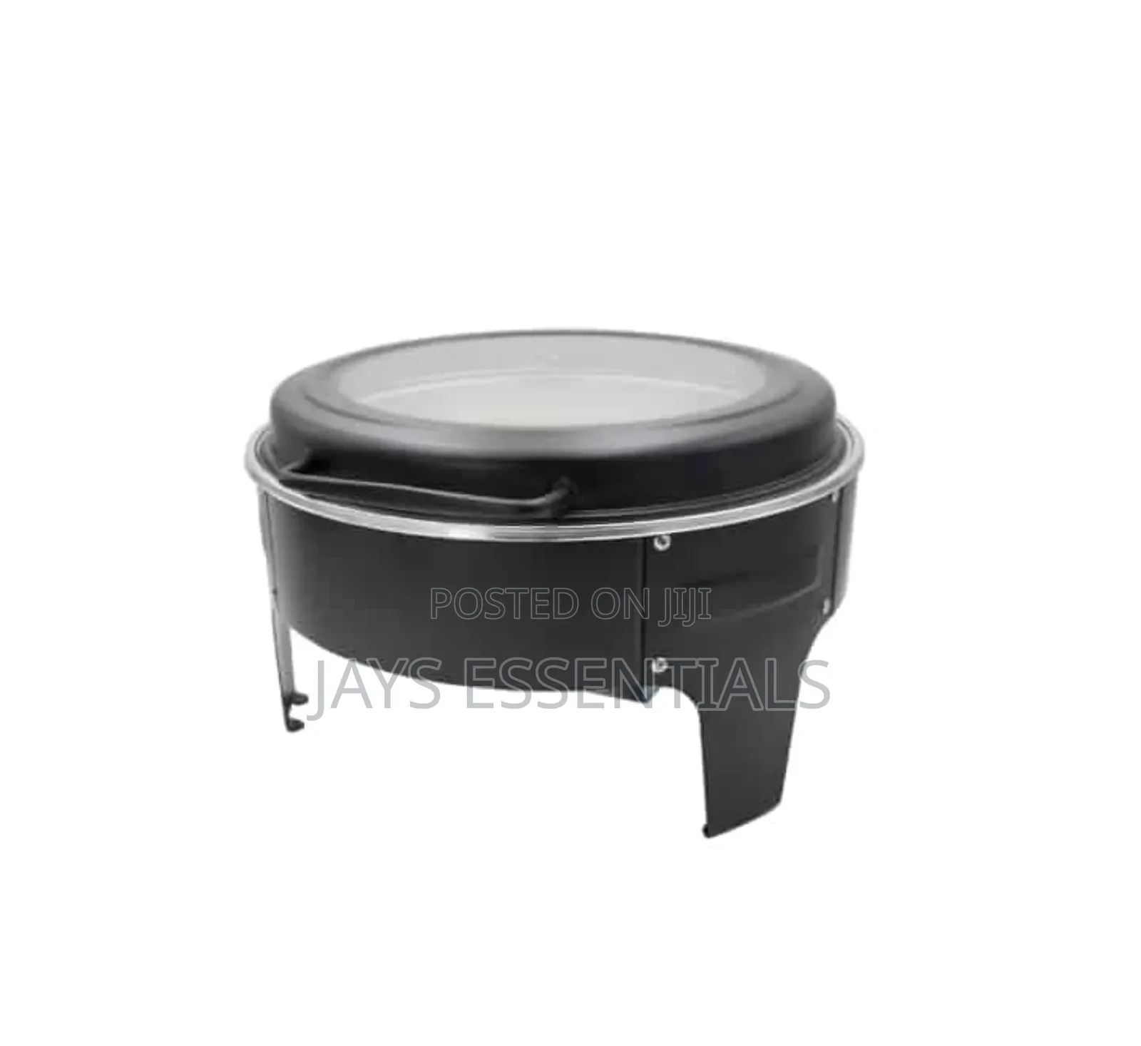 6 Litres Round Black Hydraulic Chaffing Dish