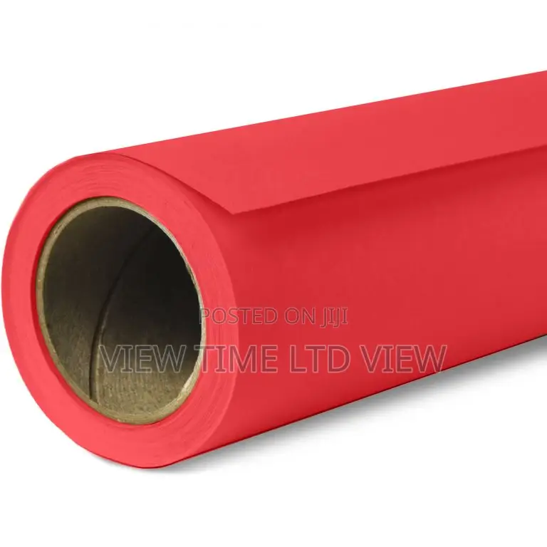 Red Seamless Paper Background Backdrop 2.78m X 10m