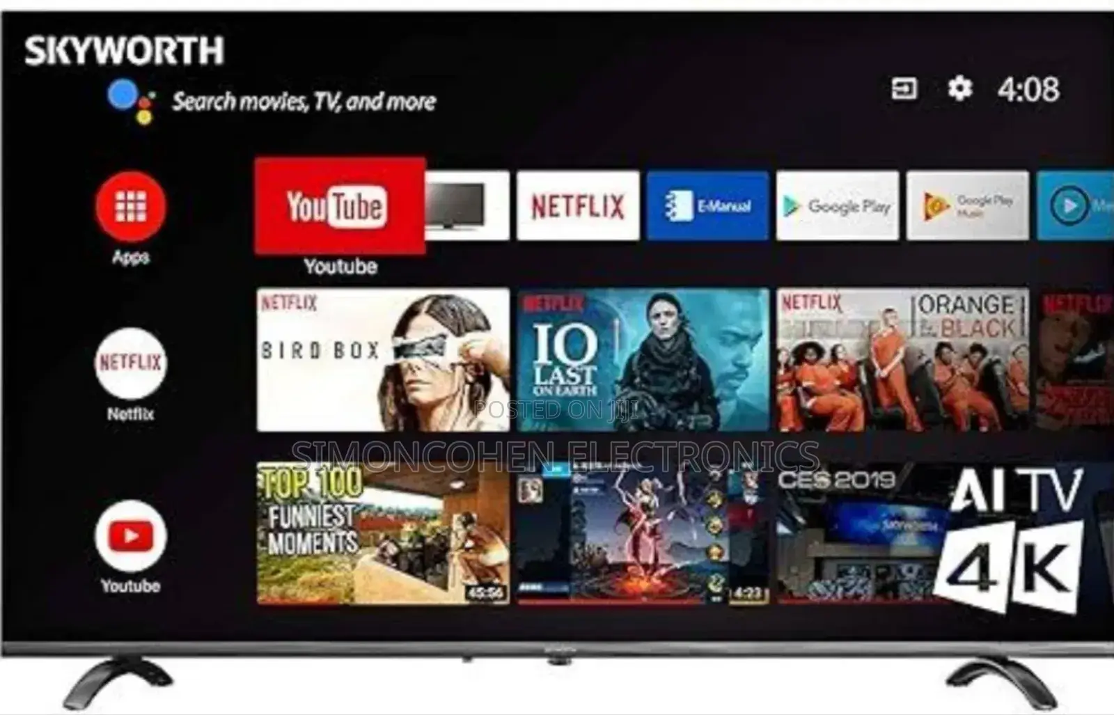 Skyworth 50 Inch Qled Smart Tv