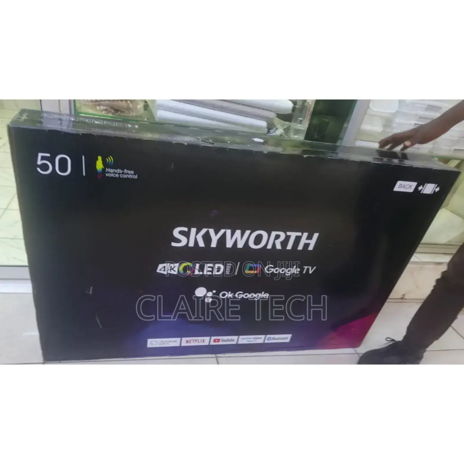 Skyworth 50-Inches Qled 2024 Frameless Smart Google Tv