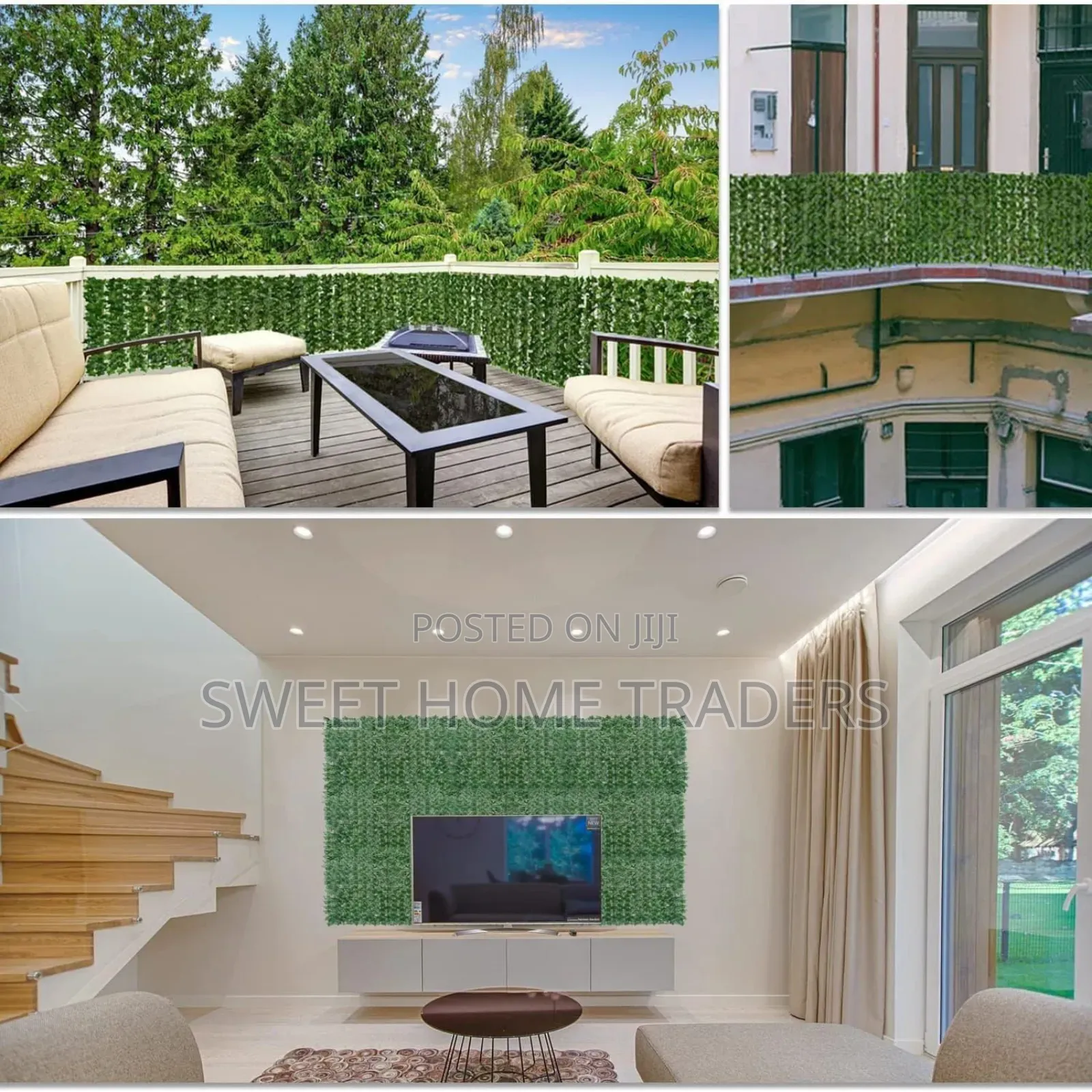 Artificial Green Balcony Privacy Fence*