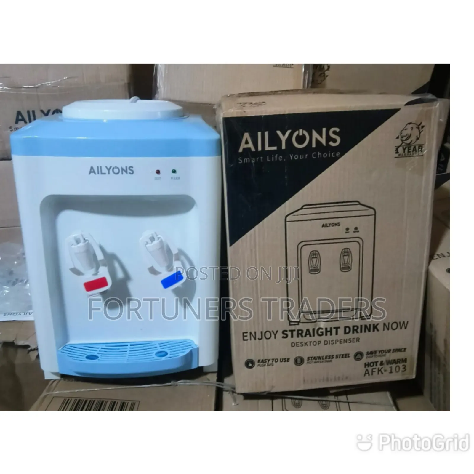 Ailyons Afk-103 Table Top Hot Normal Water Dispenser