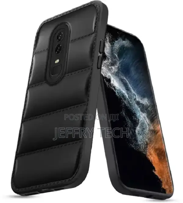 Karwan Back Cover for Oneplus 6t (Black, Shock Proof,
