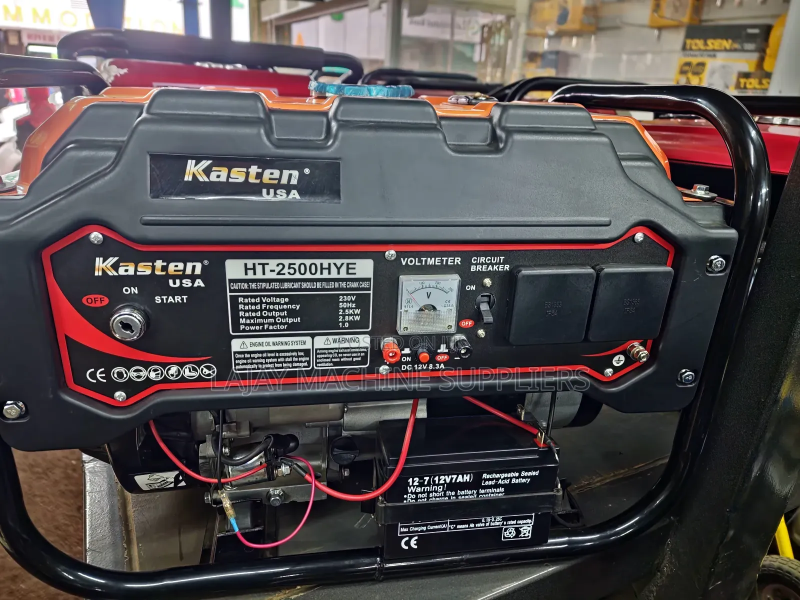 Kasten Ht-2500hye Key Start Generator 2.8kva