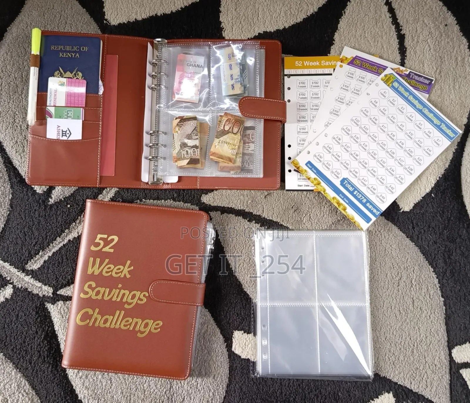A5 52-Week Savings Challenge Binder
