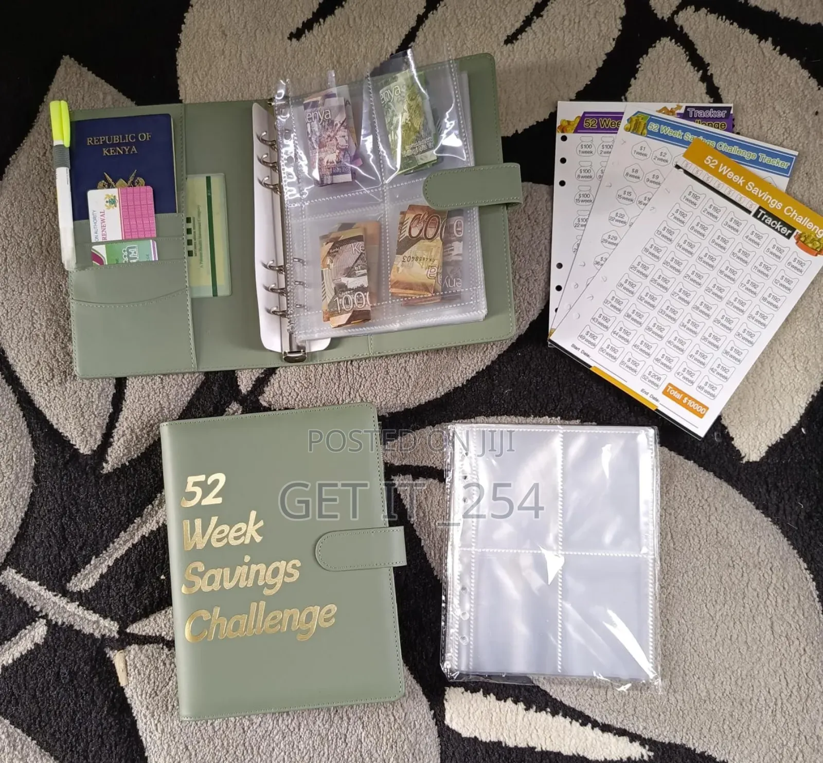 A5 52-Week Savings Challenge Binder