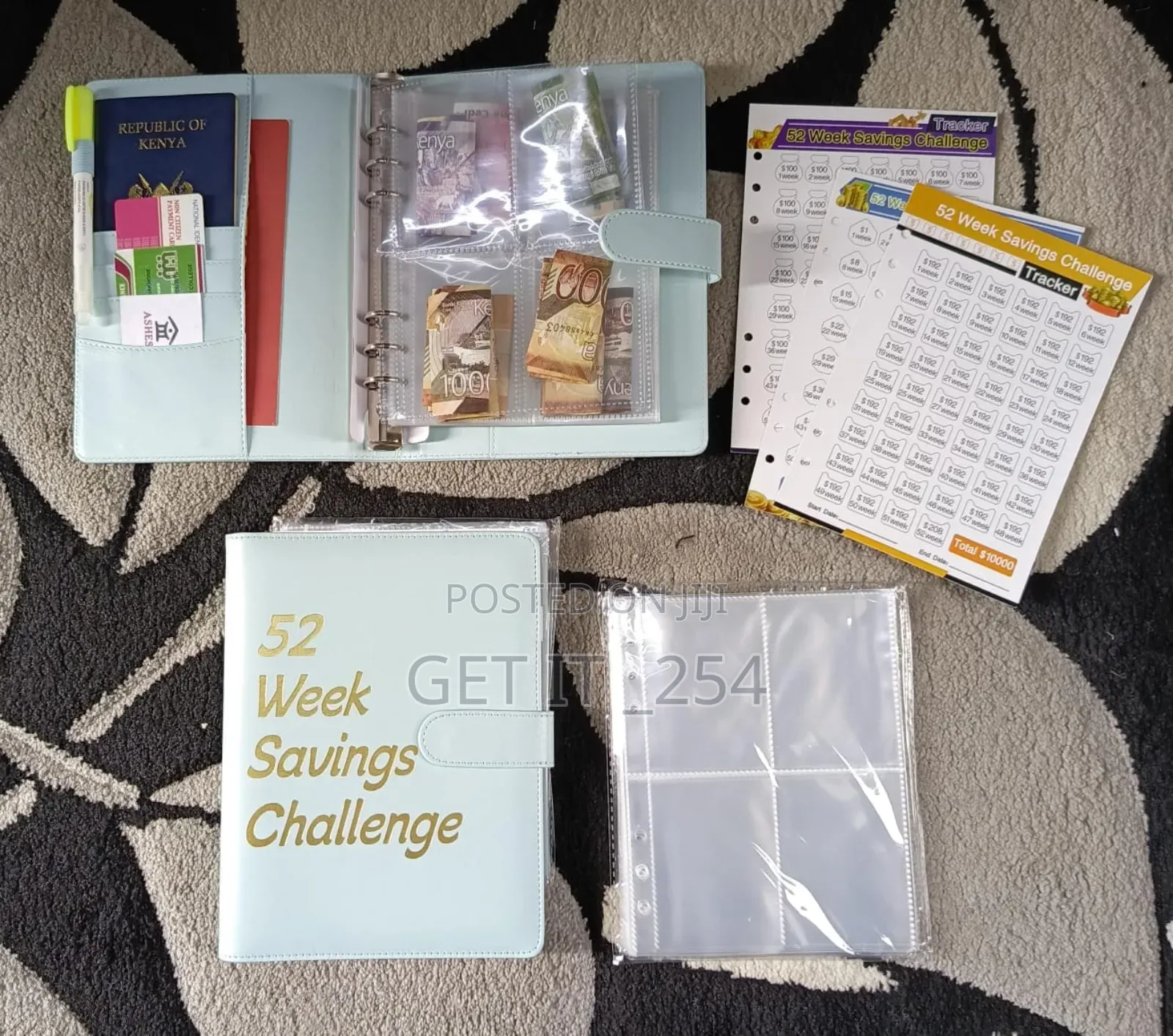 A5 52-Week Savings Challenge Binder