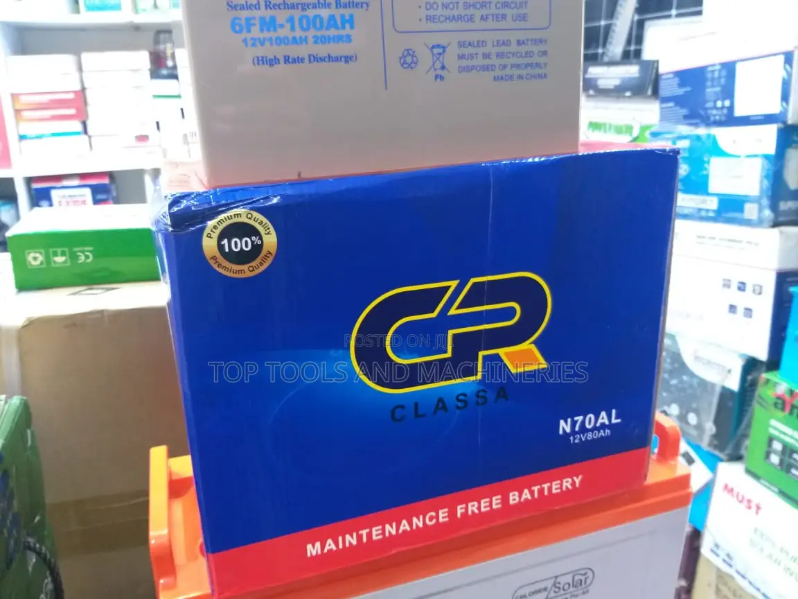 Cr N70 Maintenance Free Car Battery
