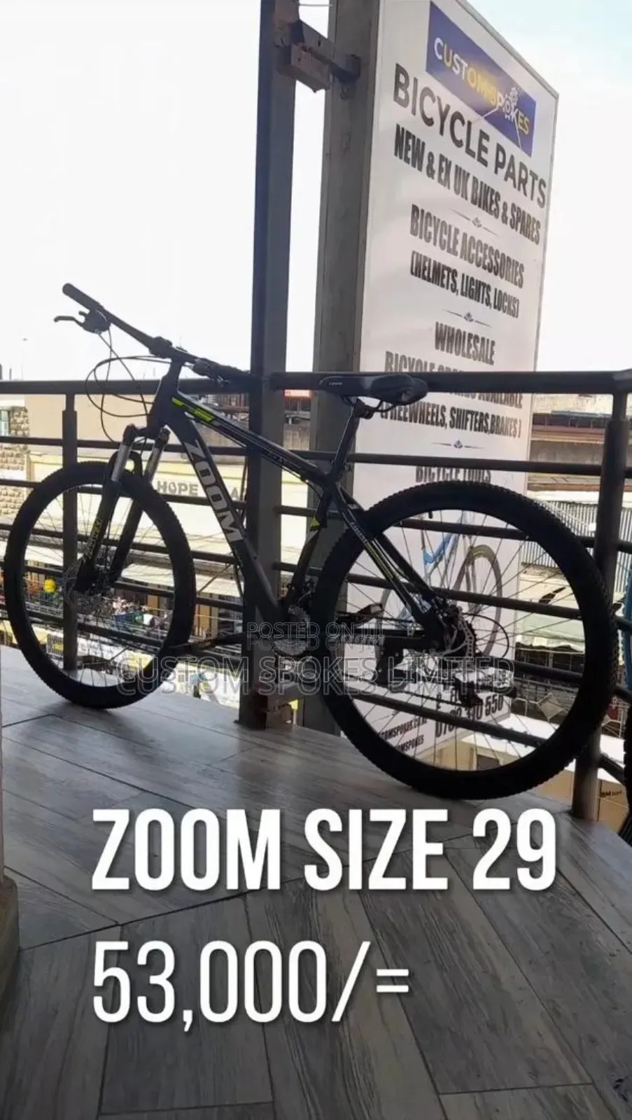 Zoom Size 29 Free Pump, Reflectors, Bell, Puncture Kit