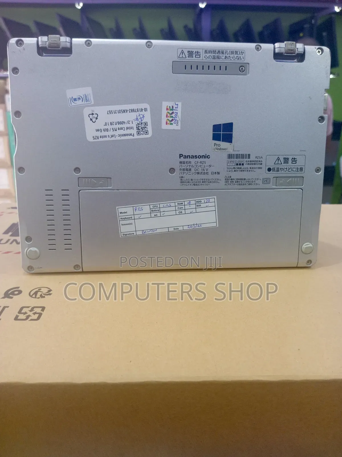 Laptop Panasonic Toughbook CF-XZ6 4GB Intel Core M SSD 128GB
