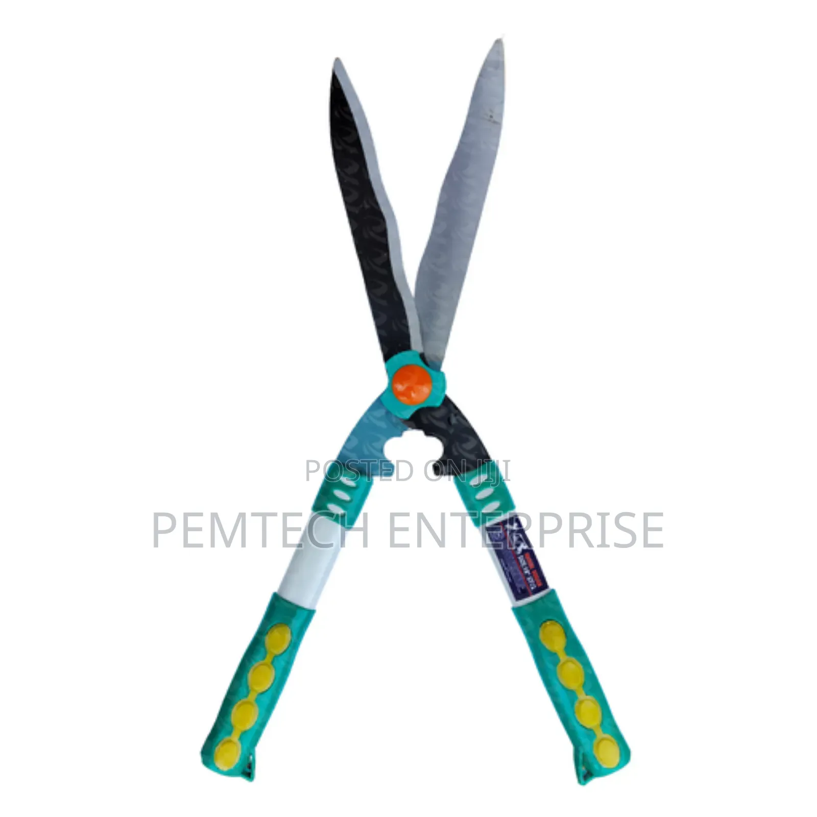 Hedge Shear Green White Metal