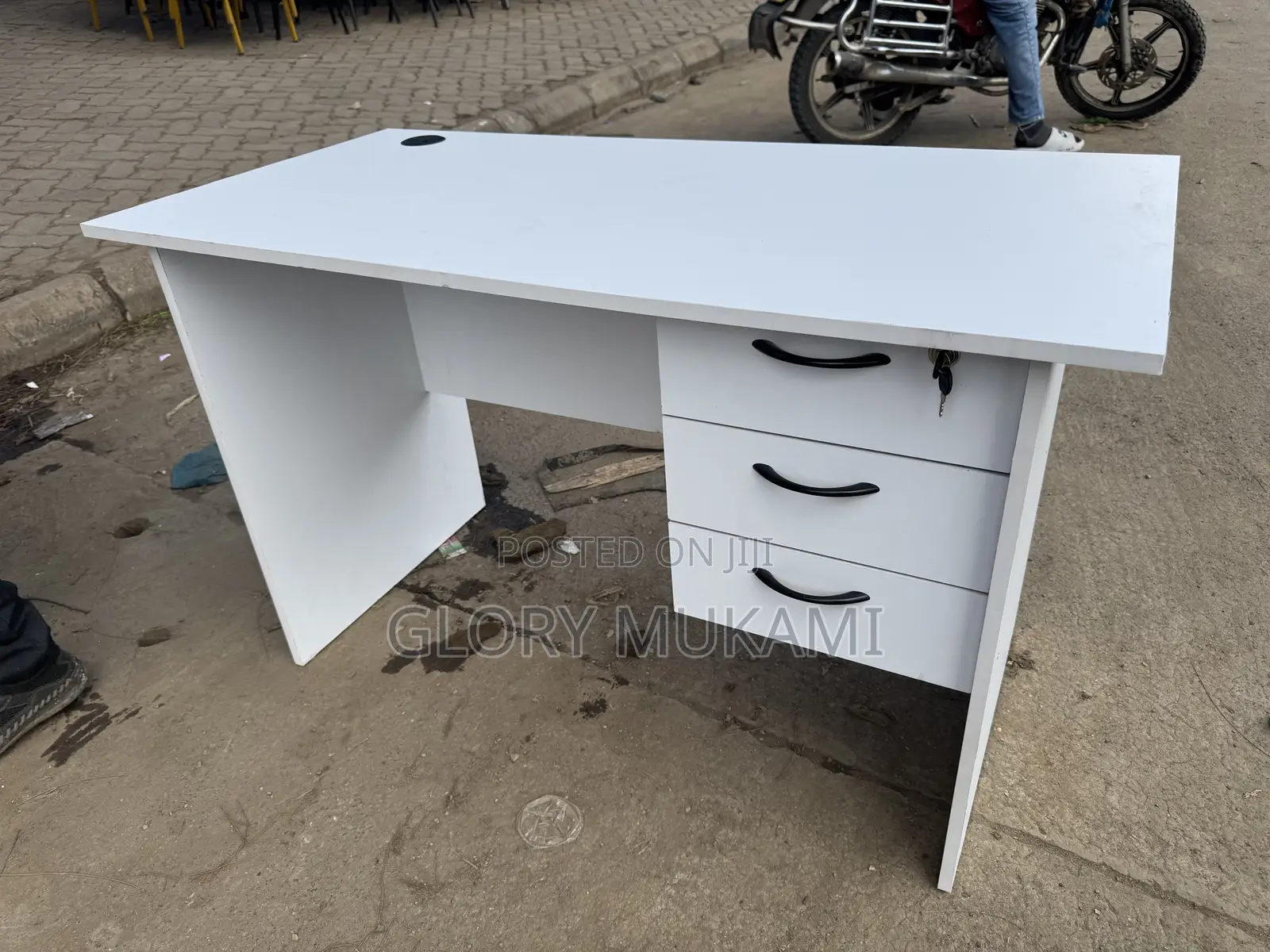 White Manicure Desk Table 1.2m