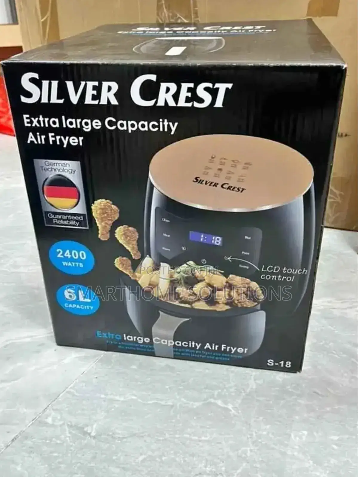 High Quality Silvercrest 6litres Air Fryer