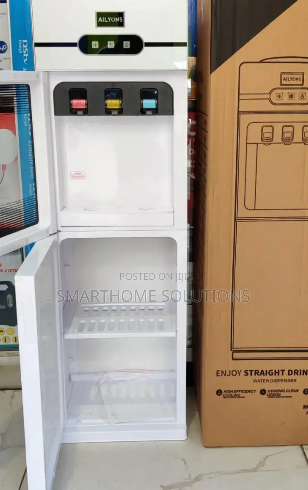 White Ailyons 3taps Dispenser, Hot, Normal, Cold A/Hnc-3