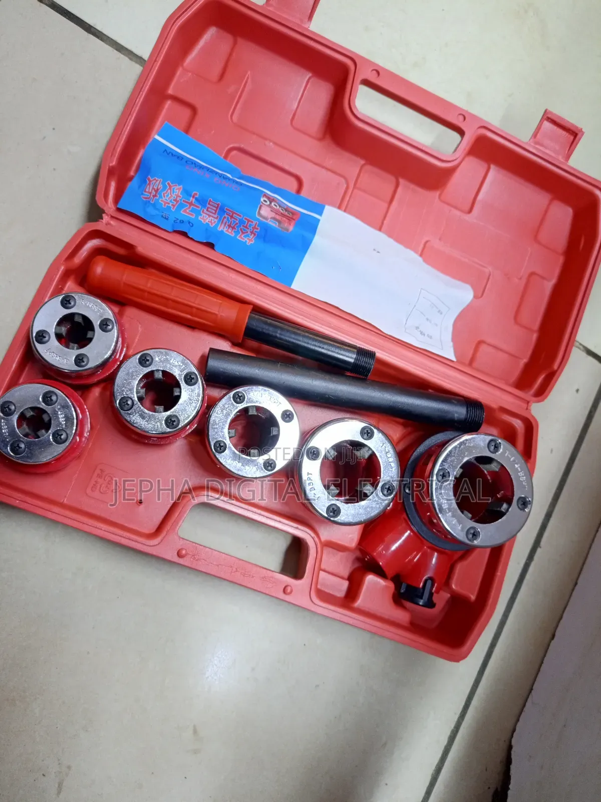6pcs Die Stock/Ratchet Die Stock