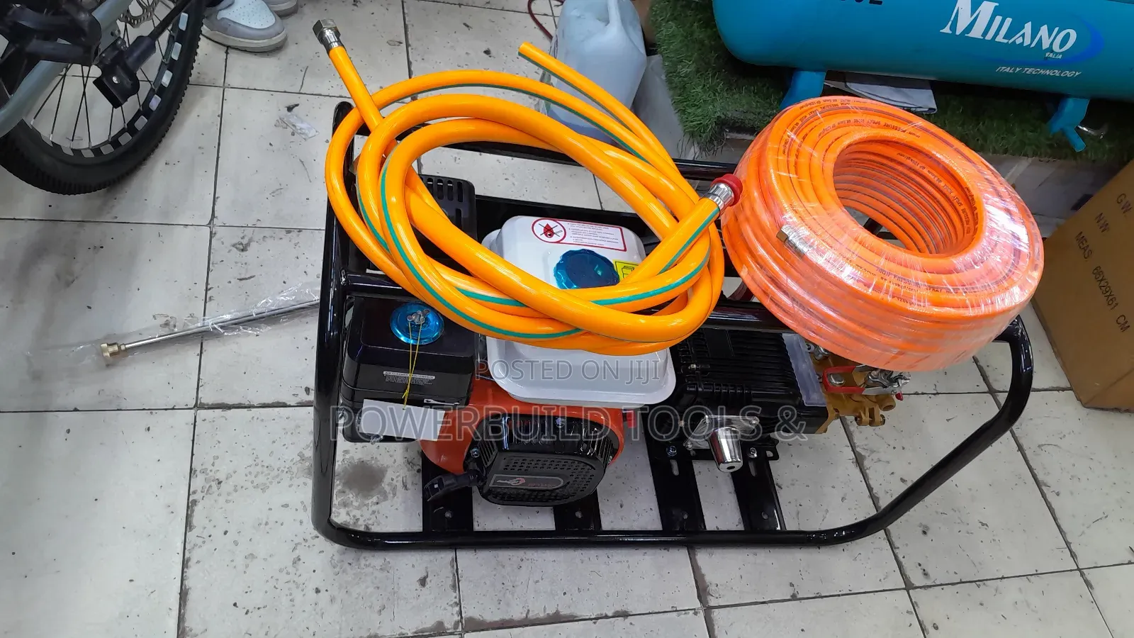 Trolley Sprayer 8hp With 50metres Pipe Complete