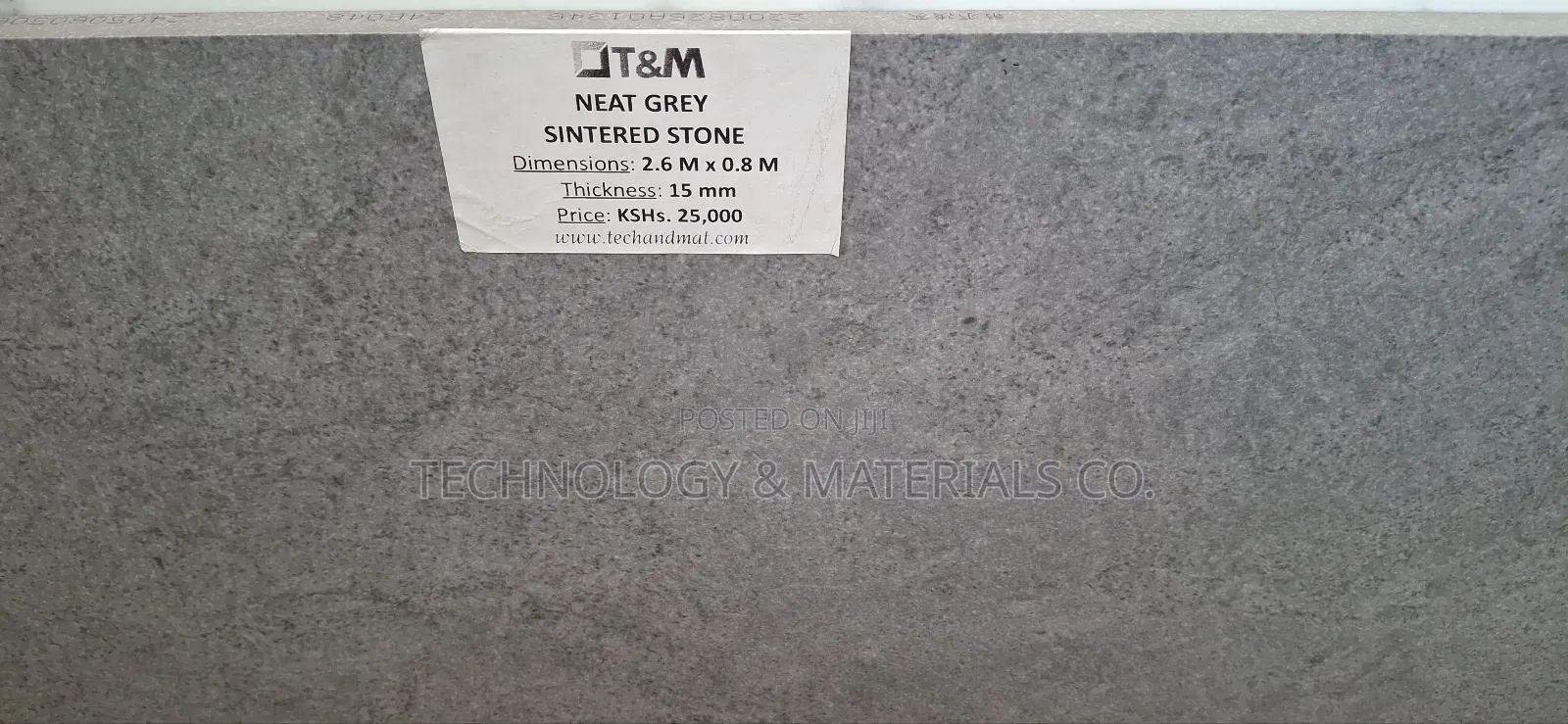 Neat Gray Kitchen Counter- 2600x800mm