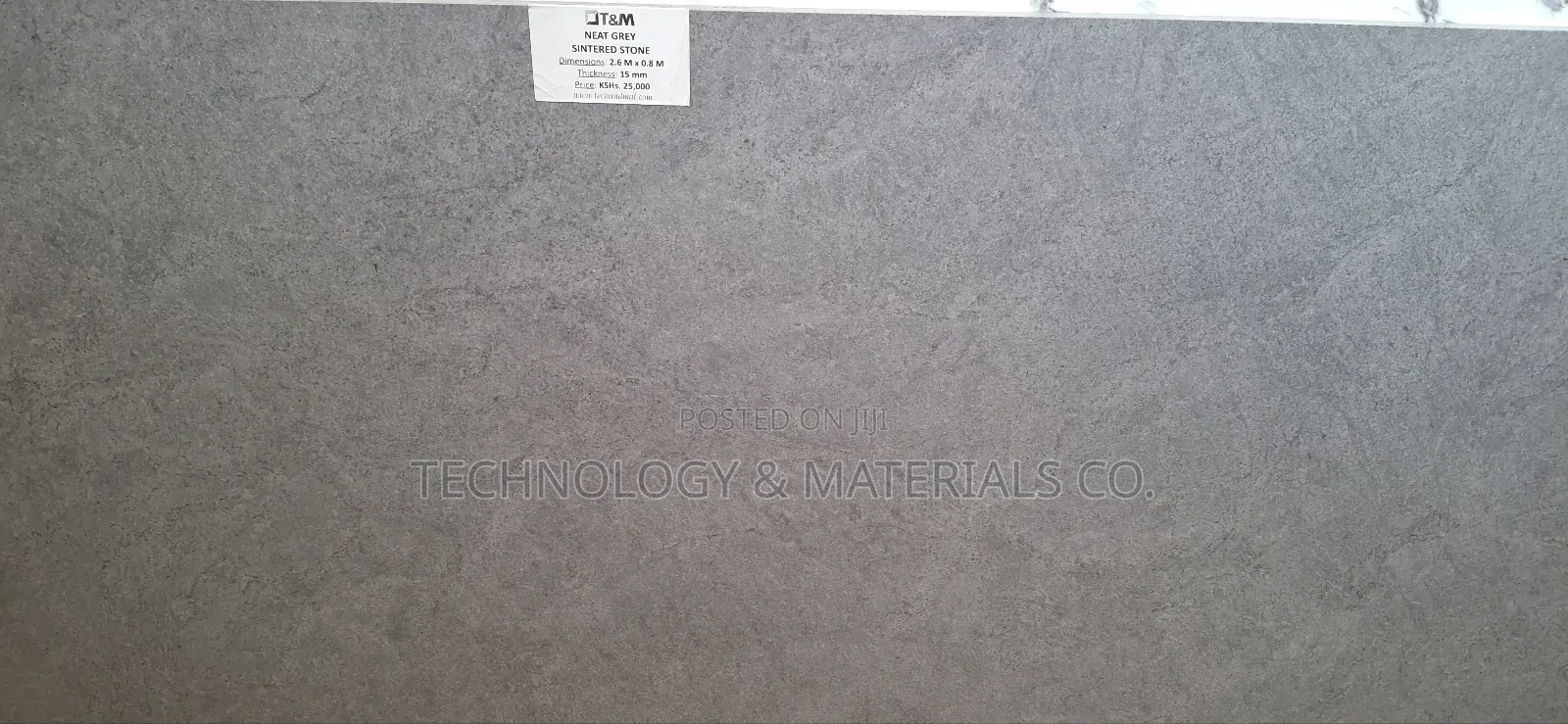 Neat Gray Kitchen Counter- 2600x800mm