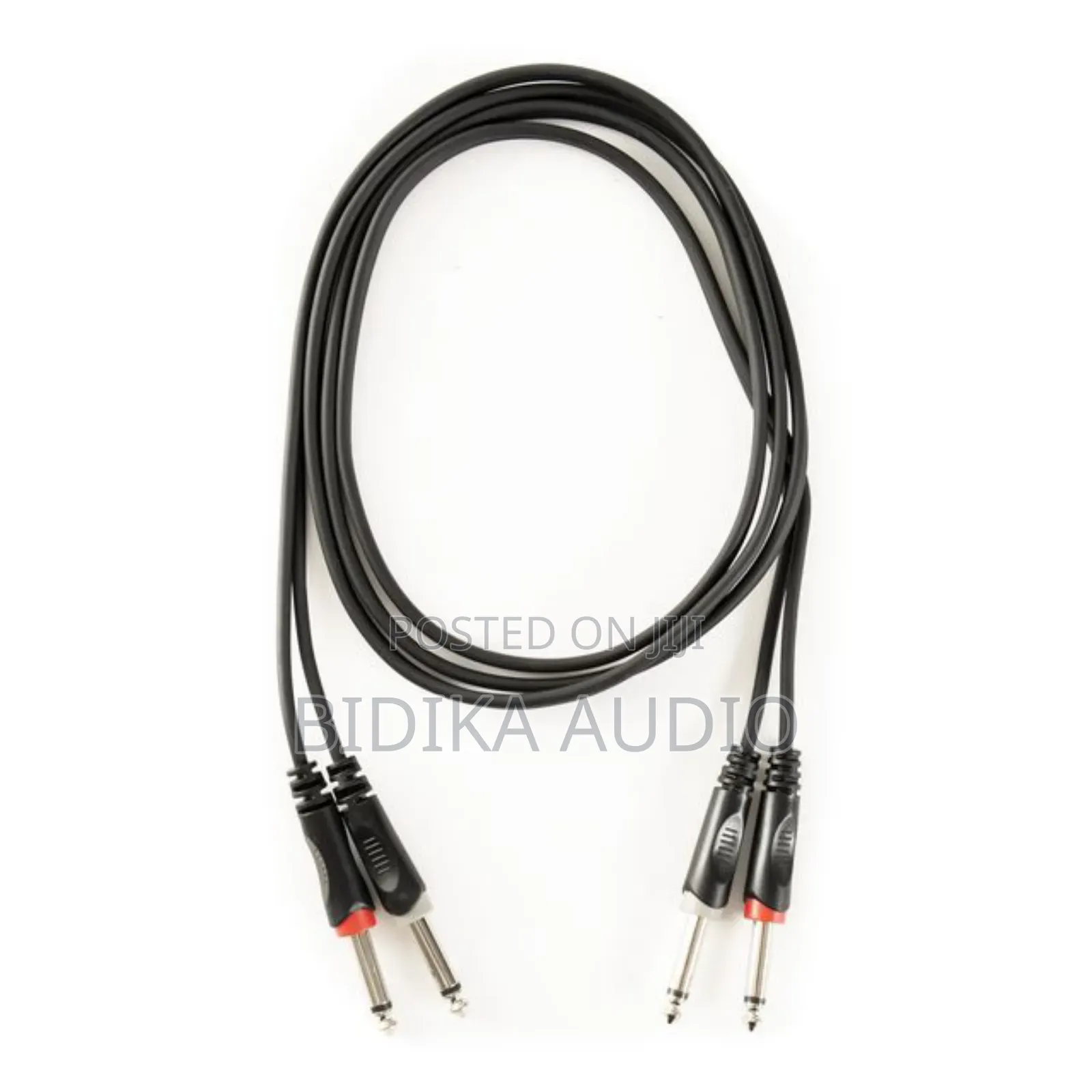 Quality Twin Cable Jack/Jack 2m