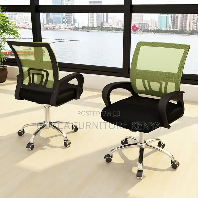 Office Chairs: Clerical Study Chair With Air-Pneumatic