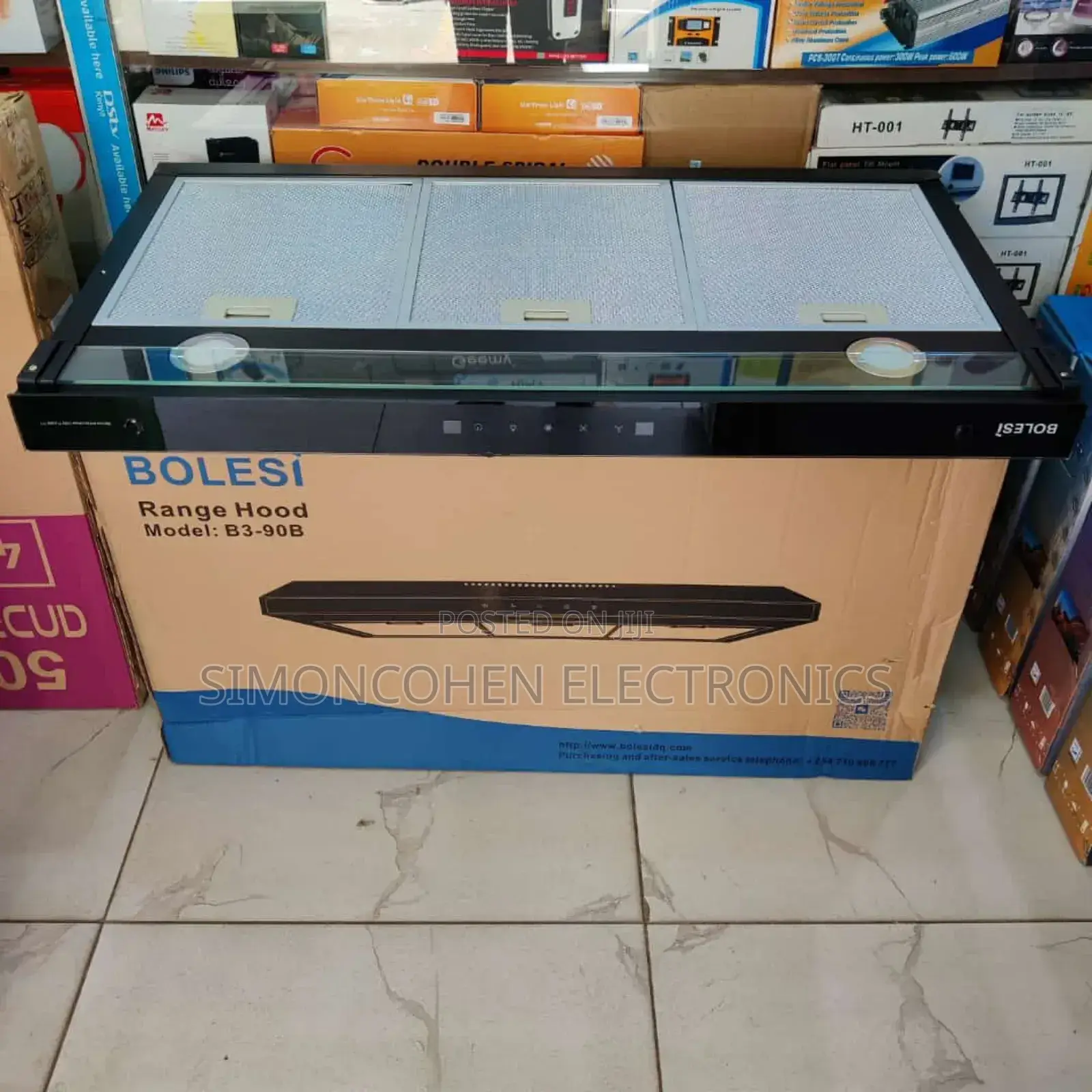 Bolesi 90cm Kitchen Hood