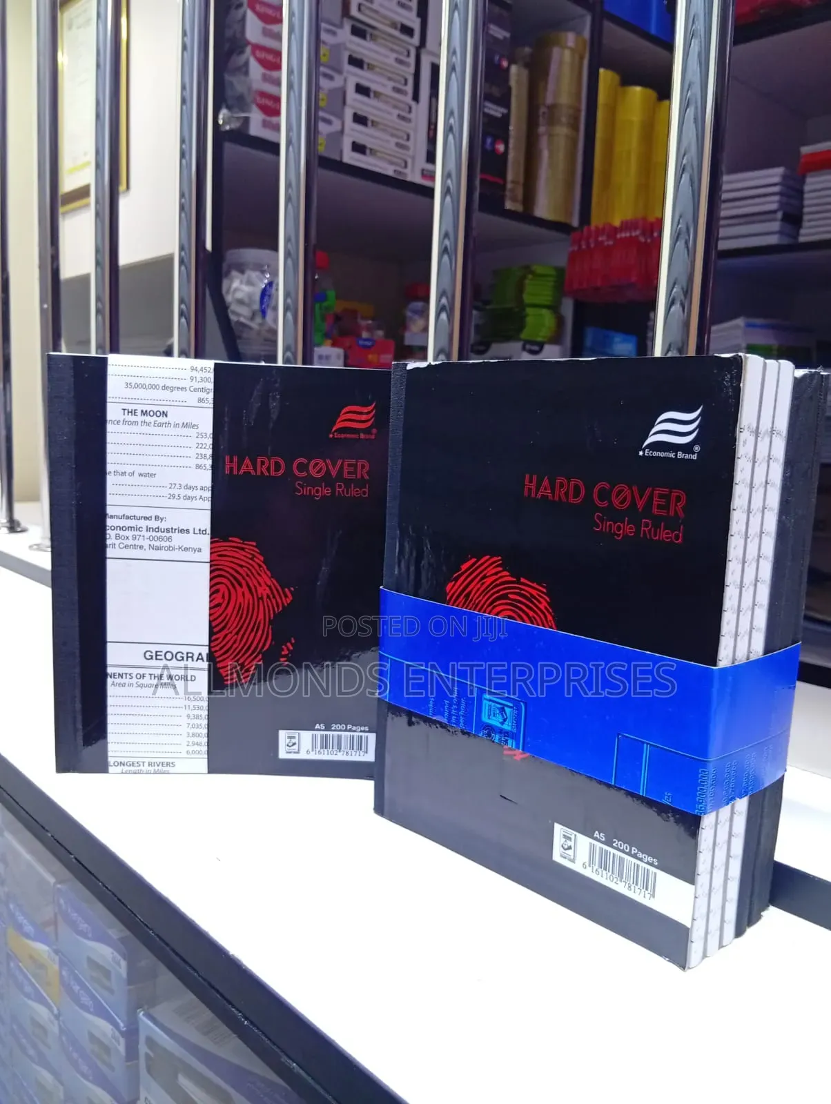 A5 Hard Cover Notebook 200pages- Economics