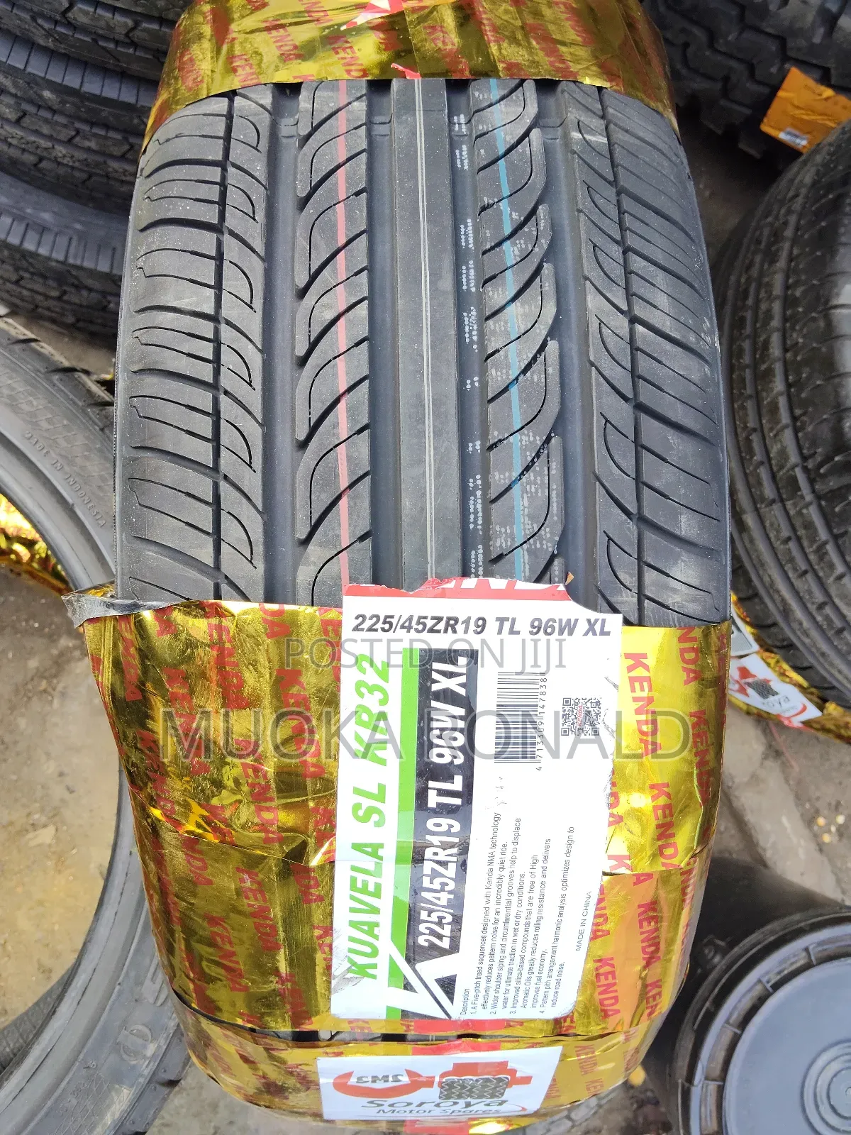 225/45r19 Kenda Tyre