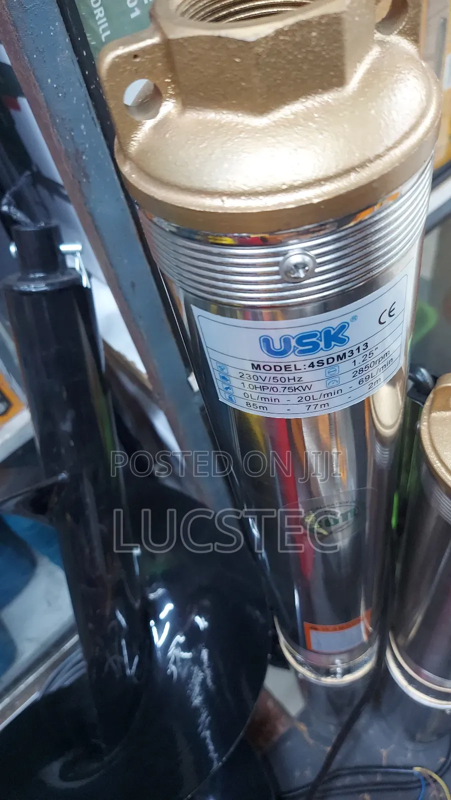 Usk4sdm313  Submersible Water Pump – 1hp, 69l/Min, 85m Head