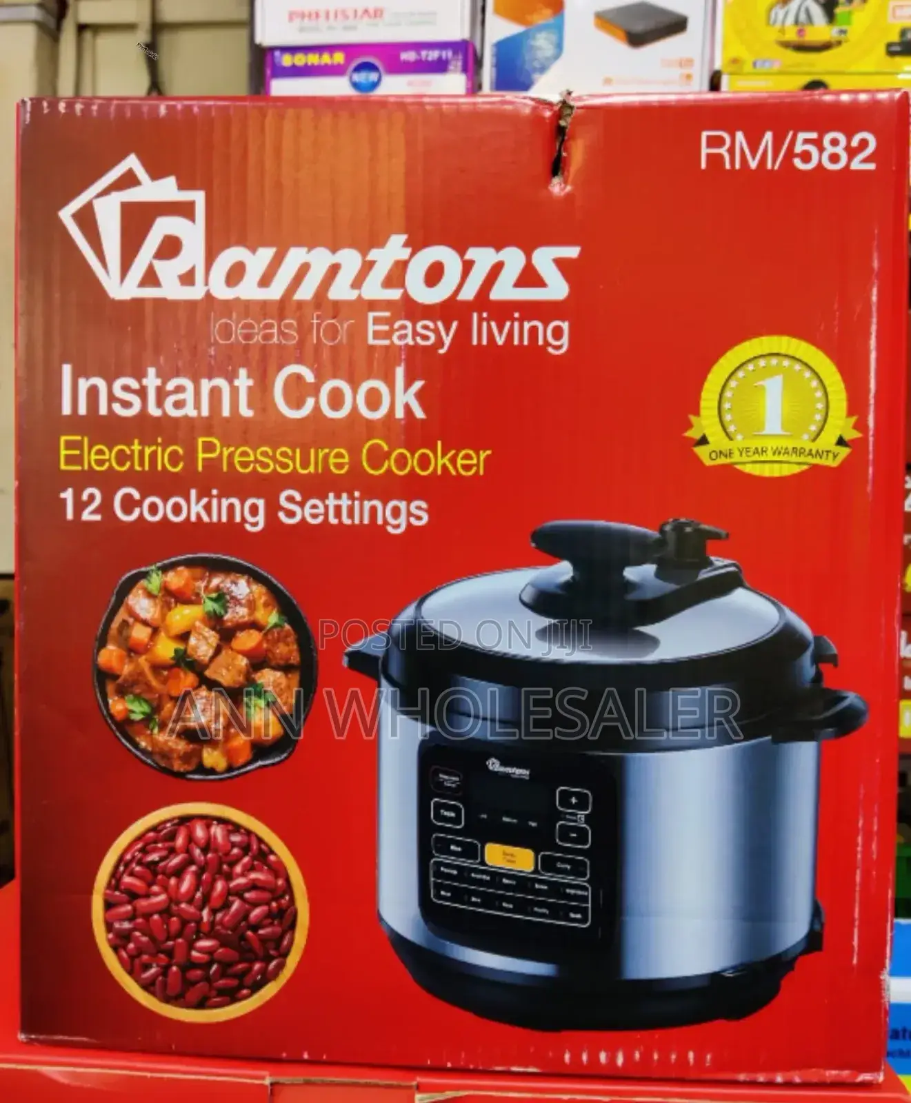 Instant Cook Ramtoms Pressure Cooker