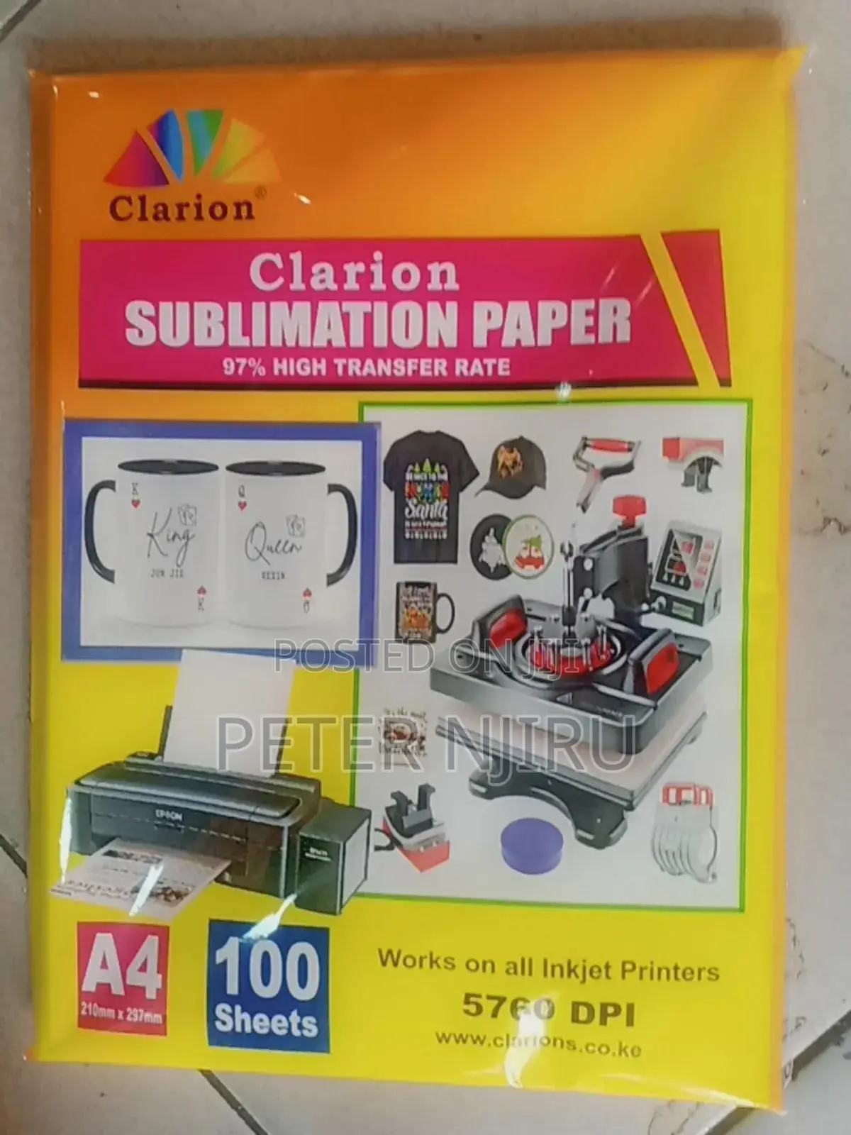 Clarion A4 Sublimation Paper