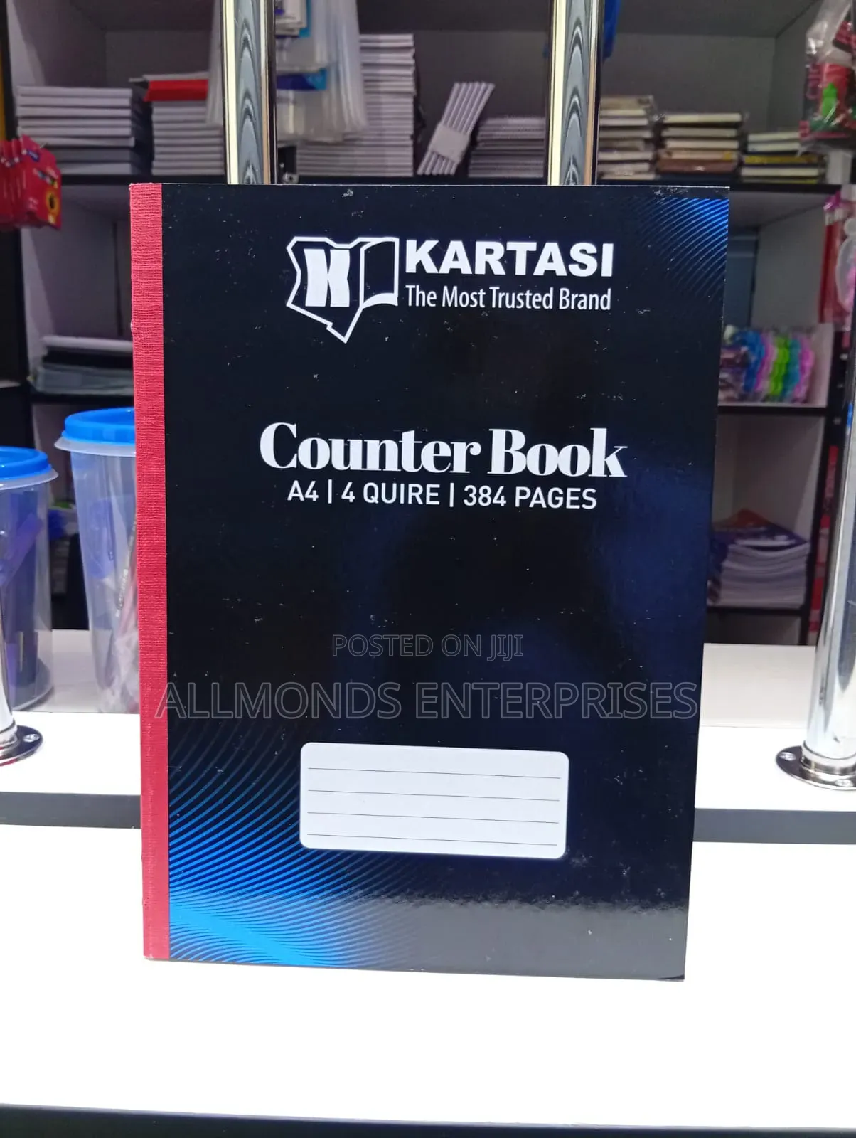 4 Quire Counter Book 384 Pages- Kartasi