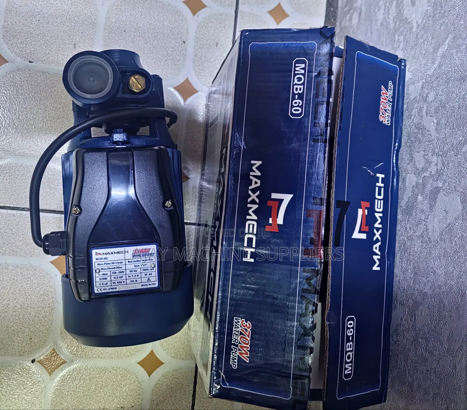 Maxmech Booster Pump 0.5hp 
30m