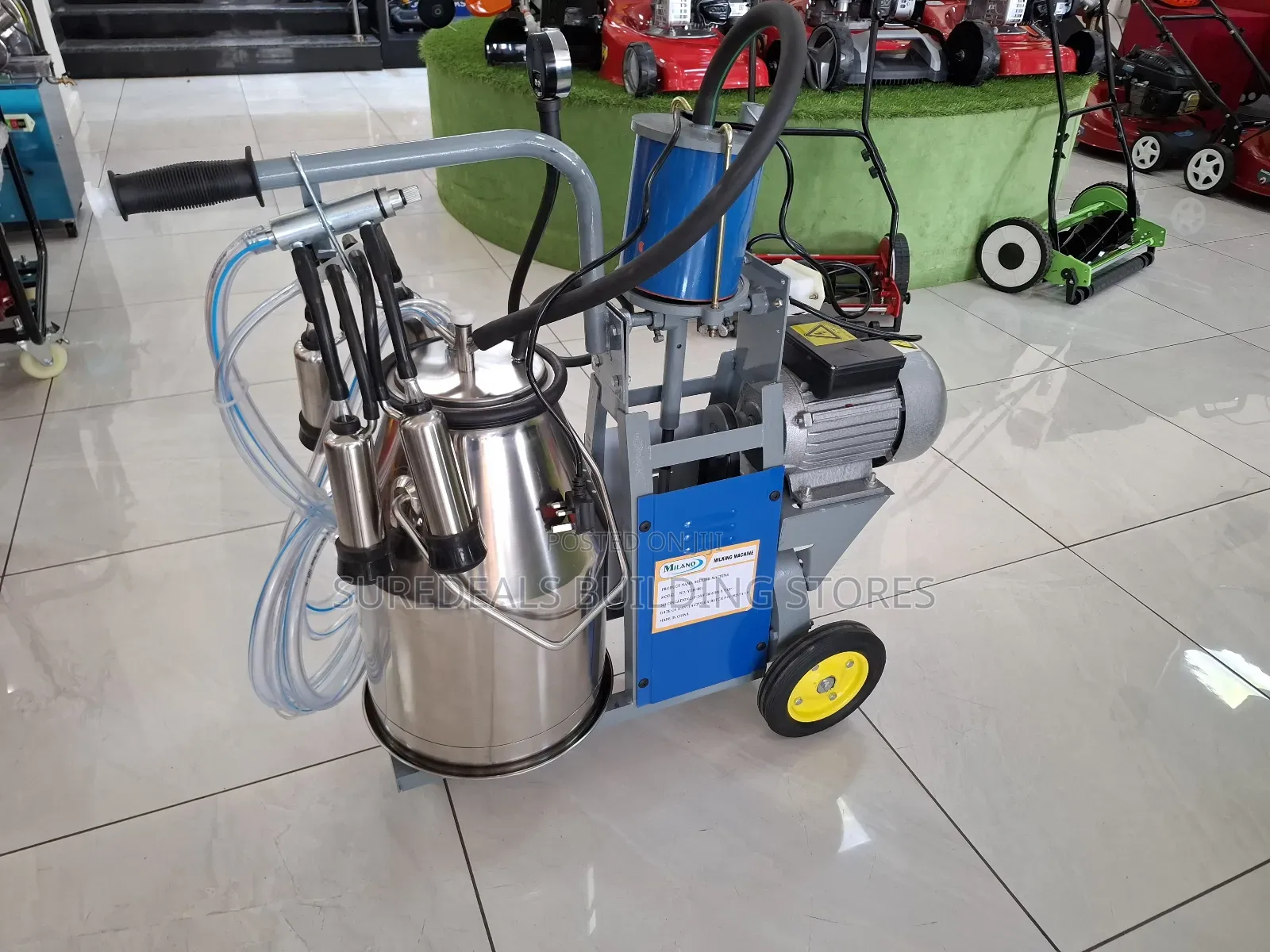 Single Bucket(25kg) Milking Machine.