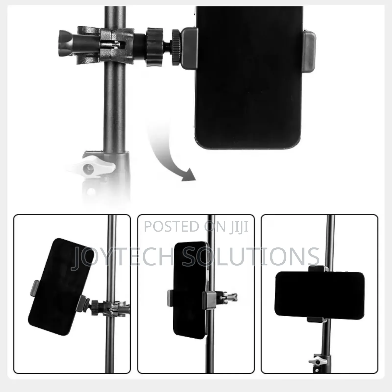 Quick Release Clamp Phone Mount Travel Holder Stand