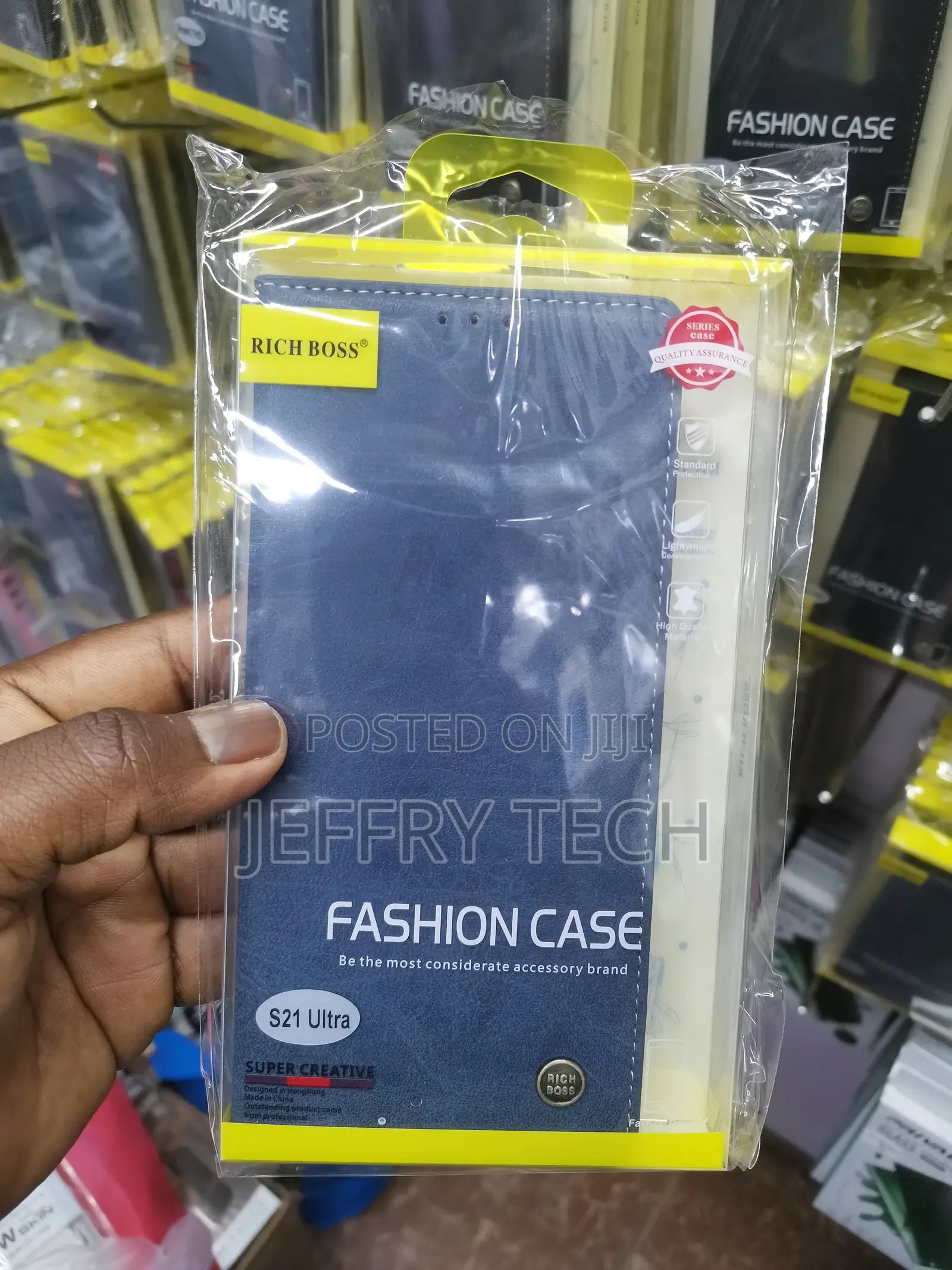 Hitfit Og Rich Boss Flip Leather Case for Galaxy S21 Ultra