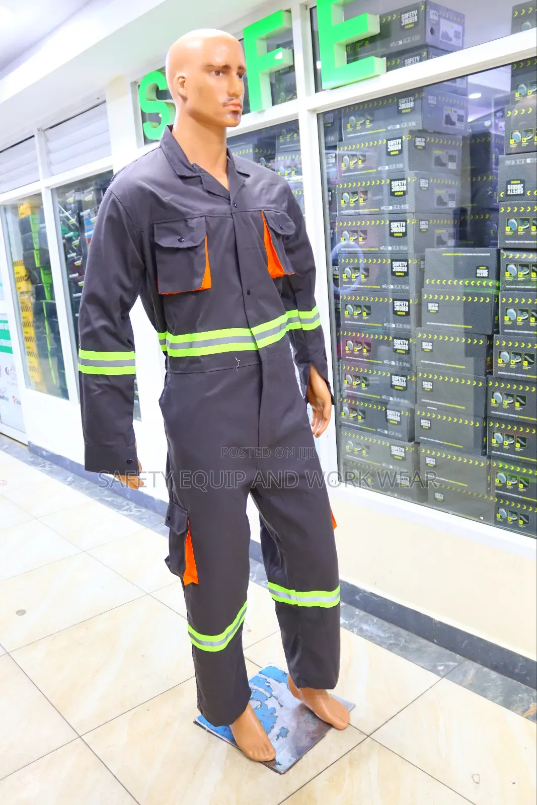 Grey Reflective Overall