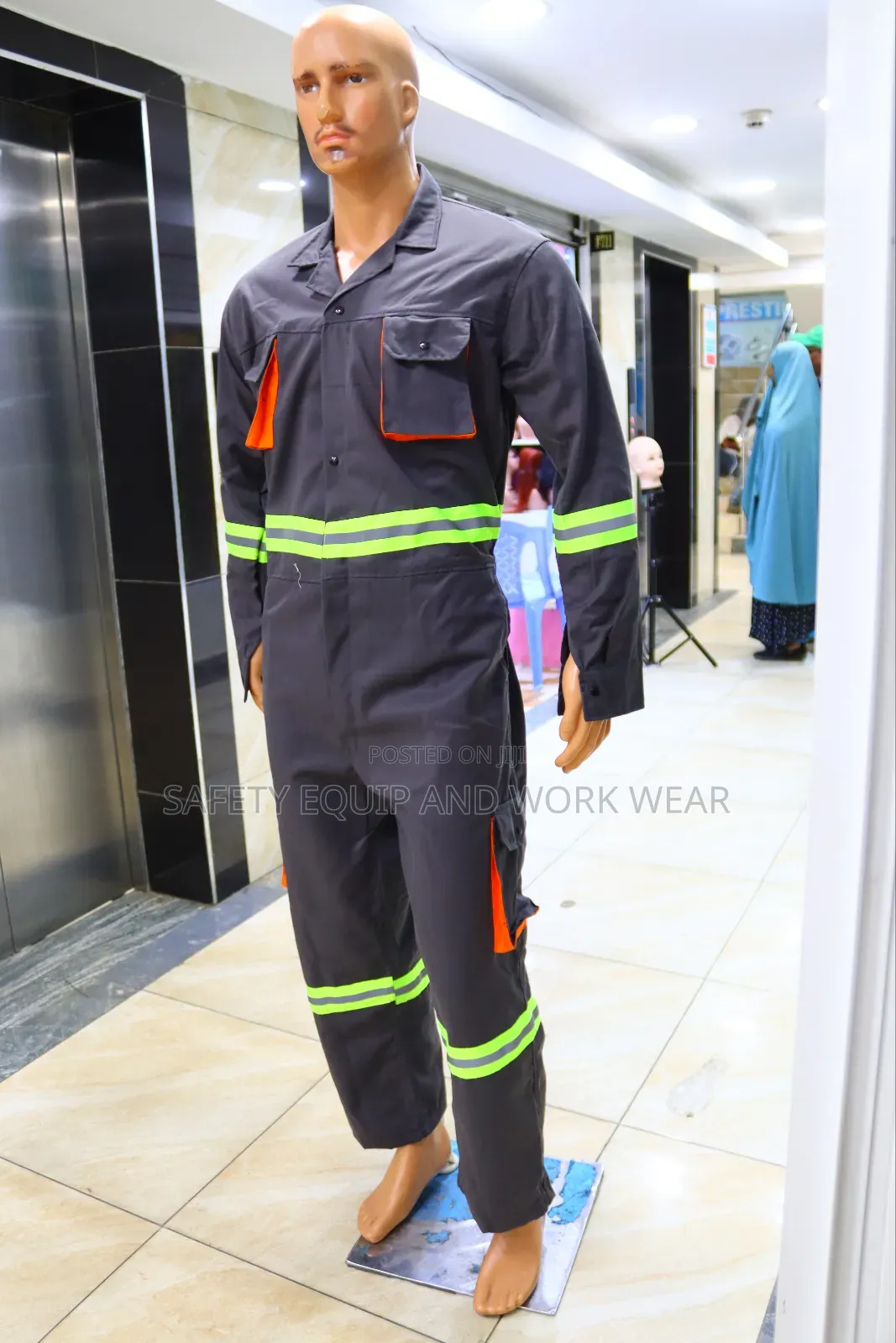 Grey Reflective Overall