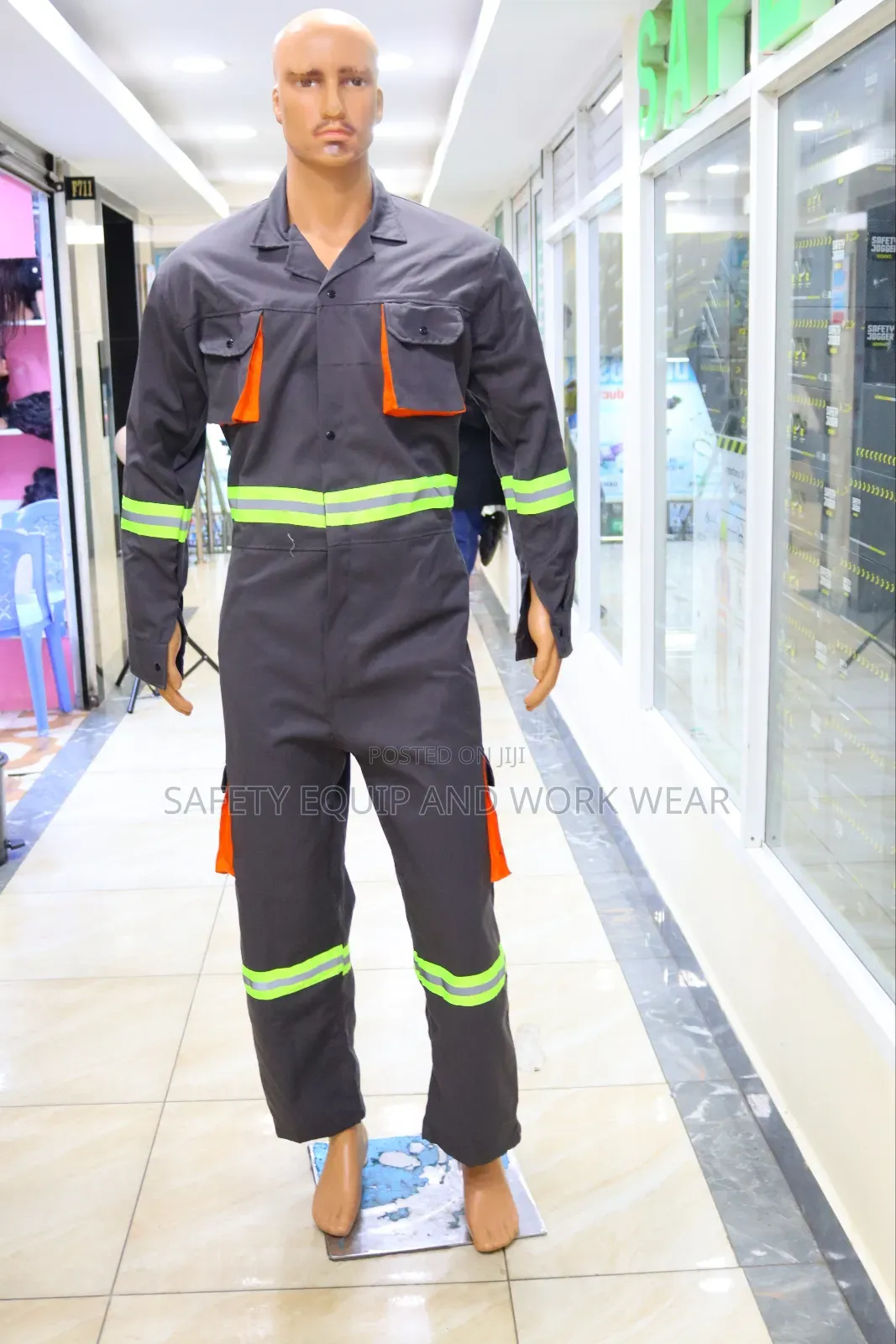 Grey Reflective Overall