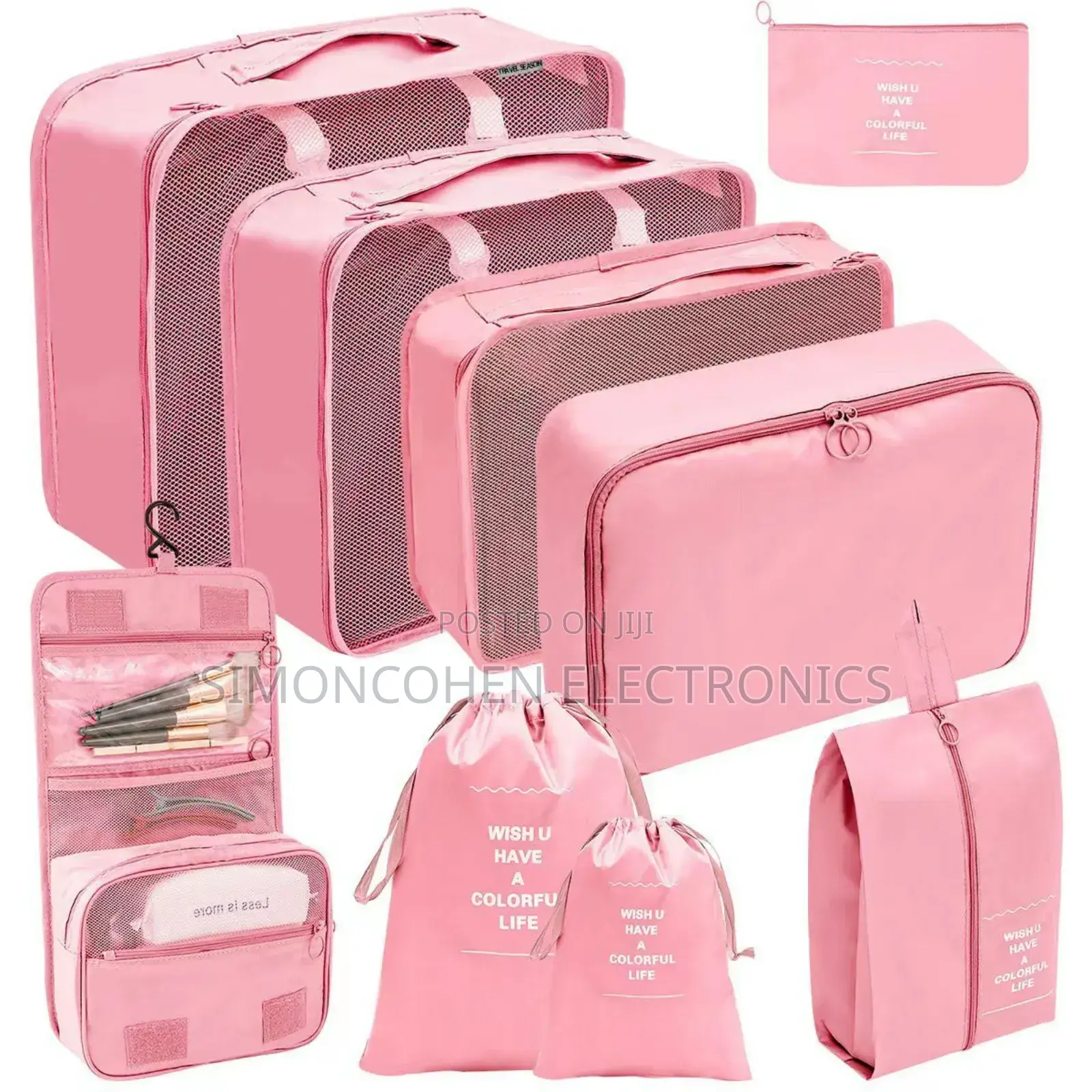 Luggage Travel Organizers/Suitcase Packing Tubes(9pcs)